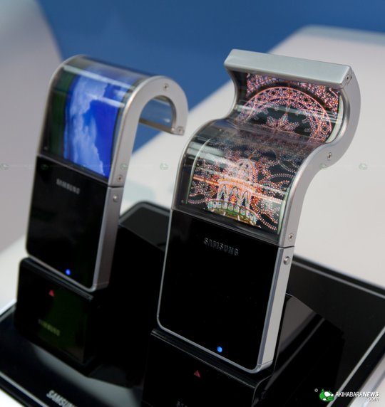 AMOLED гибкий 2,8-дюймовый дисплей Samsung с разрешением WQVGA
