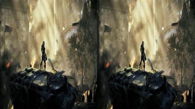Трейлер к игре Crysis 2 в формате стерео 3D 