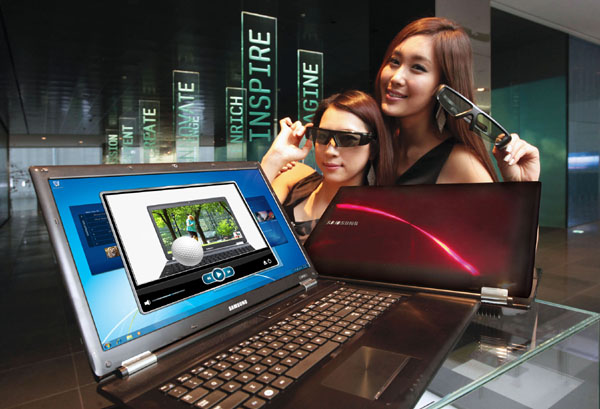 Samsung RF712: ноутбук с очень ярким 3D-дисплеем
