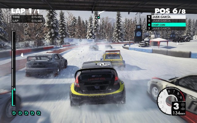 Автосимулятор DIRT 3 предлагает игрокам окунуться в атмосферу экстремальных