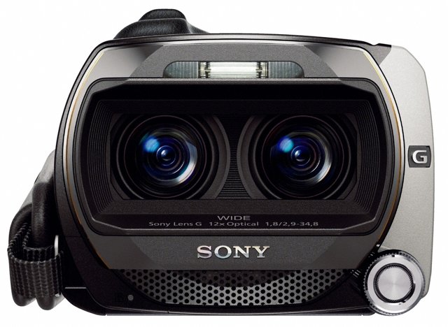 Handycam HDR-TD10E, первая бытовая Full HD 3D-камера Sony