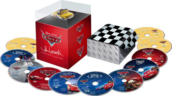 Диск Blu-ray 3D с мультфильмом «Тачки 2» войждет в коллекцию «Cars: John Lasseter Director's Edition»