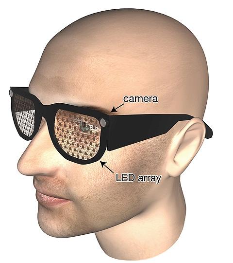 LED-очки с 3D-камерами для частично потерявших зрение