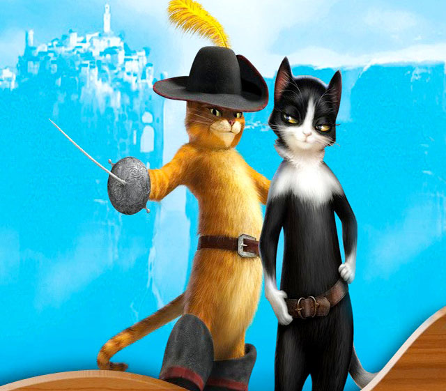Премьера трехмерного мультфильма «Кот в сапогах 3D» состоится 4 ноября этого года