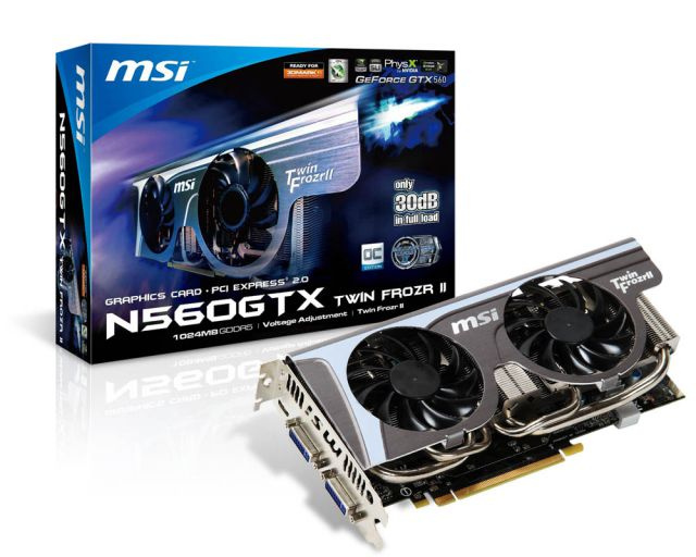 GeForce GTX 560 от MSI