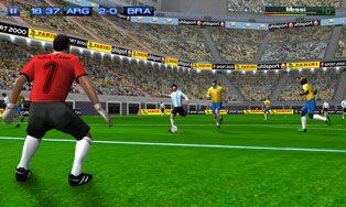 Real Soccer 2011 для LG P920 Optimus 3D в формате стерео 3D