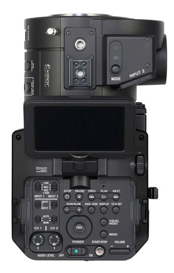 Компания Sony представила новую модель профессионального Full HD камкордера NEX-FS700J