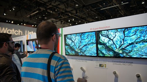 CES 2012: линейка HD 3D-телевизоров Sony BRAVIA