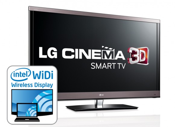 3D-ТВ LG CINEMA получат поддержку технологии Intel WiDi