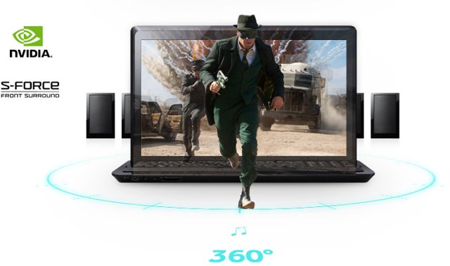 Sony VAIO F: 16,0-дюймовый 3D экран