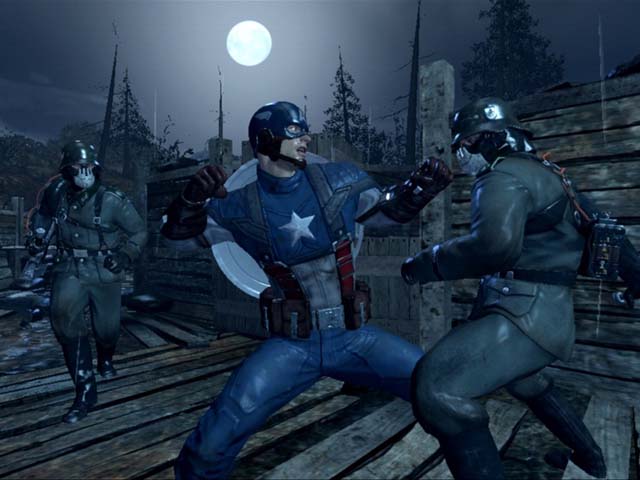 Скриншот из игры Сфptain America: Super Soldier
