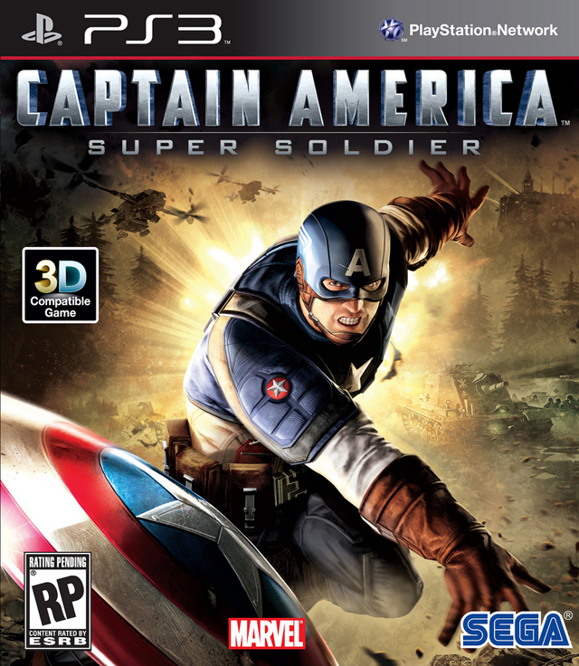Обложка игры Captain America: Super Soldier для PS3