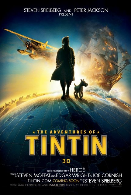 26 октября текущего года состоится премьера 3D-фильма «Приключения Тинтина: Тайна единорога»