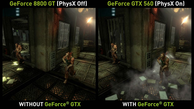 Одной из важных особенностей игры станет аппаратное ускорение физических эффектов на GPU благодаря технологии NVIDIA PhysX