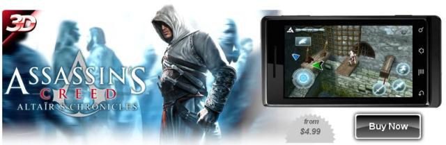 Assassin's Creed - Altaïr's Chronicles для LG P920 Optimus 3D