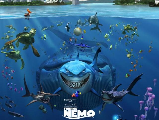02 стерео 3D-фильм «В поисках Немо» (Finding Nemo)