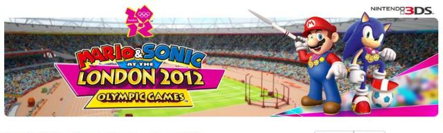 3D-игра Mario & Sonic at the London 2012 Olympic Games для Nintendo 3DS