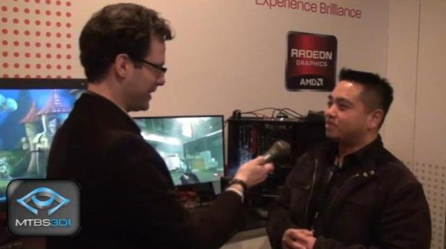 CES 2012: 3D-интервью менеджера по продажам компании AMD Роджера Кваеро