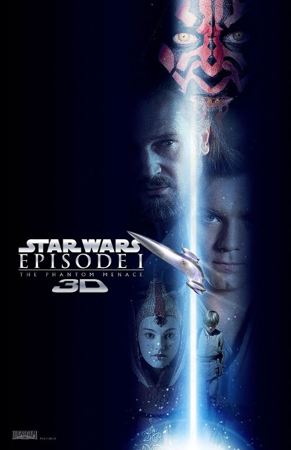 Новый постер к «Звездные войны: Эпизод 1 - Скрытая угроза 3D» (Star Wars: Episode I - The Phantom Menace 3D)