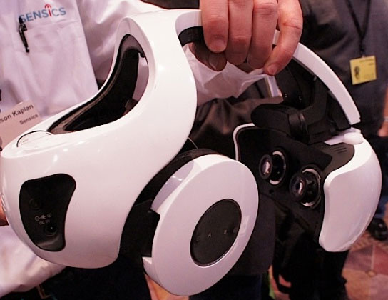 Sensics представила в рамках крупнейшей выставки потребительской электроники CES 2012 новую модель надеваемого интерактивного 3D-дисплея Natalia