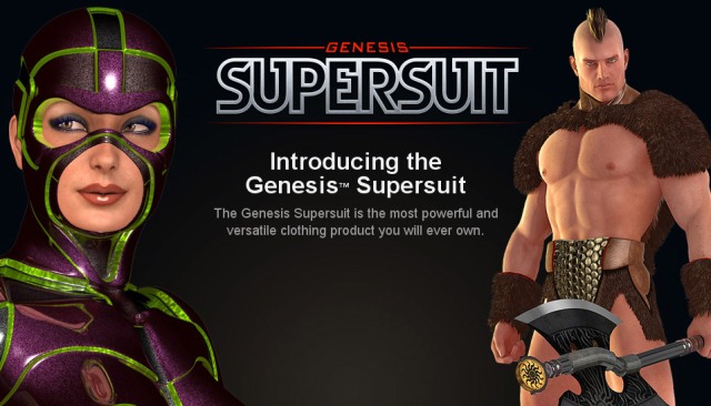 Digital Art Zone (DAZ) выпустила Genesis Supersuit