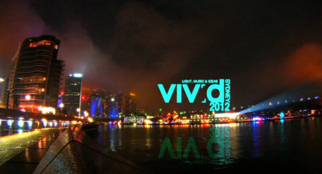 YouTube 3D-видеоролики с фестиваля Vivid Sydney Festival в Сиднее 