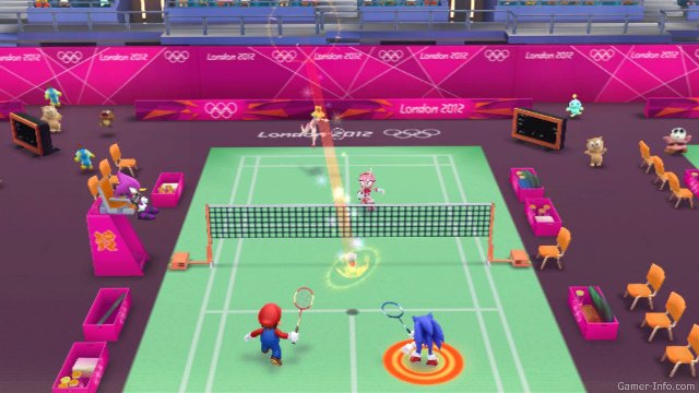 Обзор игр для Nintendo 3DS: Mario & Sonic at the London 2012 Olympic GamesТеннис
