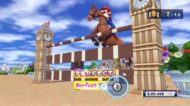 Обзор игр для Nintendo 3DS: Mario & Sonic at the London 2012 Olympic Games Конный спорт