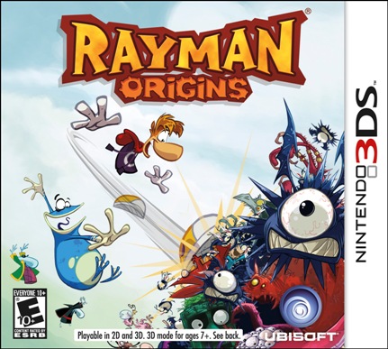 Обзор игр для Nintendo 3DS Rayman Origins Обложка игры