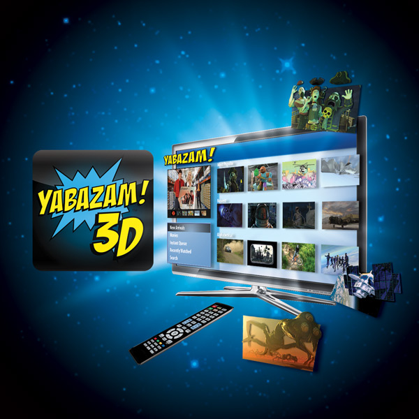 Сервис 3D-видео Yabazam для владельцев 3D-ТВ от Samsung и LG