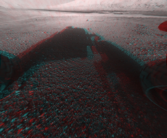 Первые 3D-фото поверхности Марса: марсоход Curiosity 