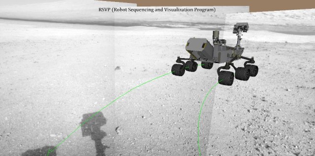 3D-симулятор Robot Sequencing and Visualization Program (RSVP) для управления Curiosity