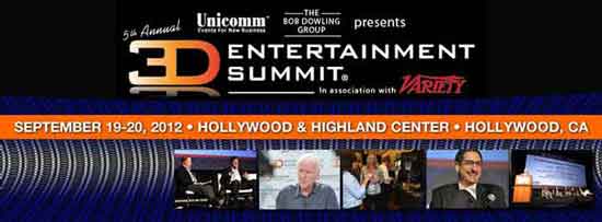19-20 сентября в Лос-Анджелесе пройдет 3D Entertainment Summit