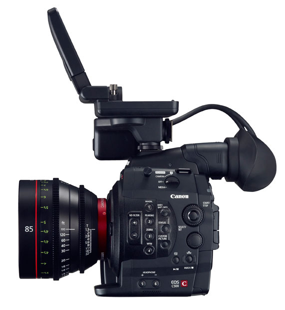 Canon EOS C500: внешний вид 