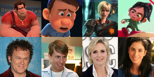 Джон Си Райли, Джек МакБрайер, Джейн Линч и Сара Сильверман озвучили персонажей 3D-фильма «Ральф-Разрушитель»