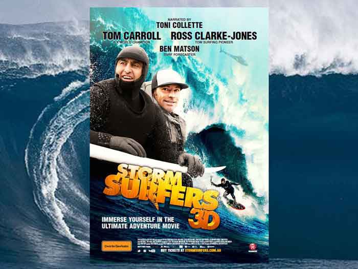 Презентация австралийского короткометражного фильма «Storm Surfers 3D»