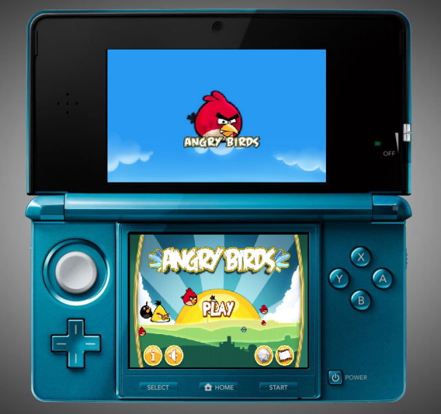 Angry Birds 3D – теперь для Nintendo 3DS