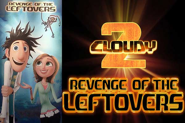 Стерео 3D-мультфильмы 2013 года: «Облачно, возможны осадки: Месть фастфуда» (Cloudy 2: Revenge of the Leftovers)
