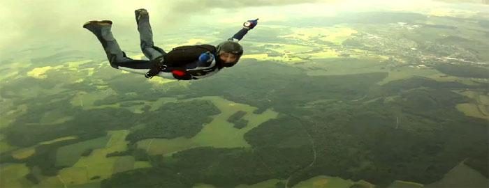 «Прыжки с парашютом» «Fallschirmspringen 3D»: аденалин на YouTube 3D