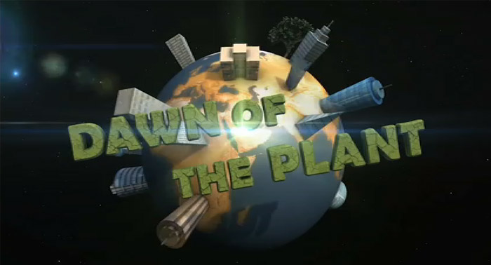 YouTube стерео 3D-мульт Dawn of the Plant