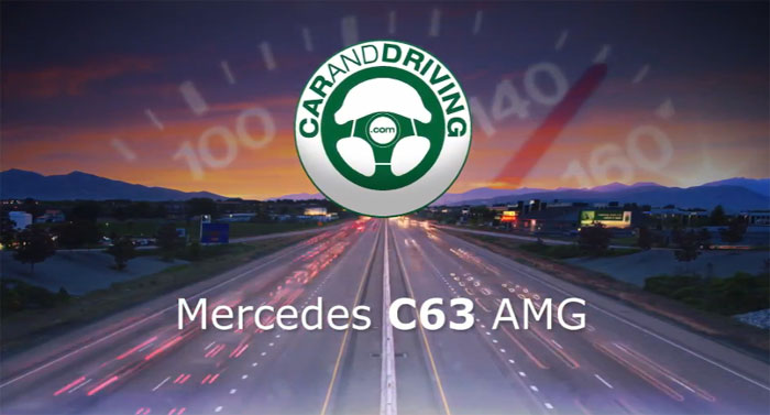 Тест-драйв Mercedes AMG C63 на YouTube 3D