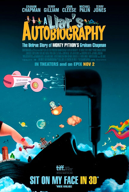 Мировая премьера 3D-мультика «Автобиография лжеца: Правдивая история Грэма Чепмена» назначена на 30 мая 2013 года