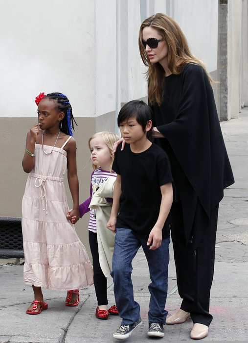 Дебют 4-хлетней дочери Джоли в роли Авроры в картине «Малефисента 3D» 