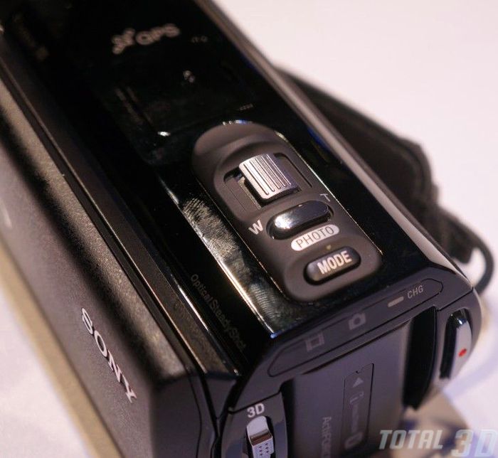 Sony HDR-TD30V, CES 2013, управление