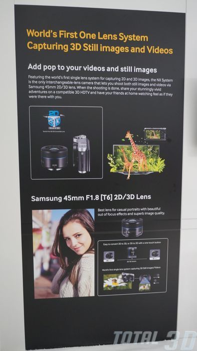CES 2013: 3D-камера Samsung NX300