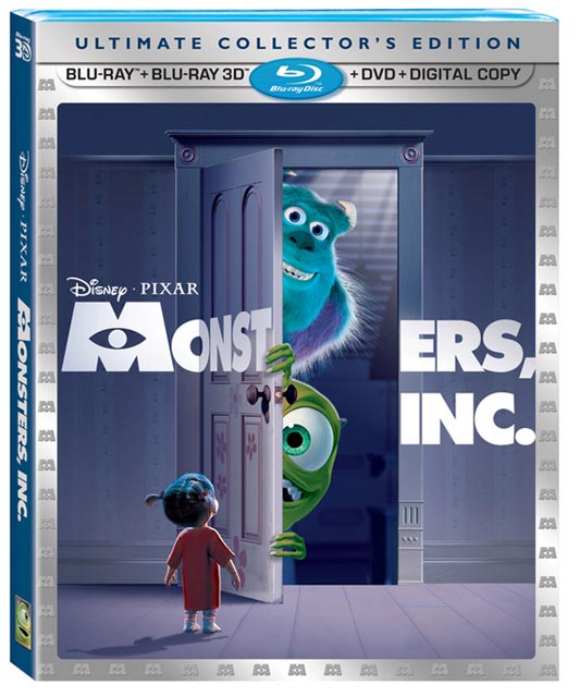 «Корпорация монстров» (Monsters, Inc.) – скоро на дисках Blu-ray 3D