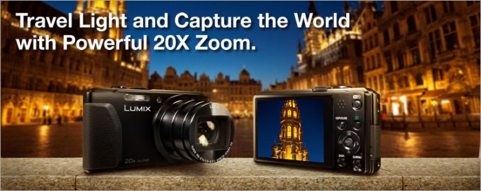 CES 2013: цифровая компактная 3D-камера Panasonic LUMIX DMC-TZ40 с системами навигации GPS и GLONASS