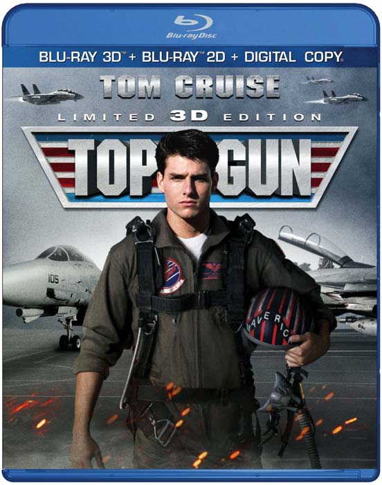 Blu-ray 3D-диски «Лучший стрелок 3D» (Top Gun) с Томом Крузом (Tom Cruise)
