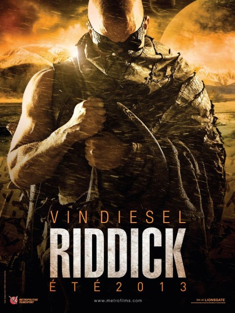 Постер к 3D-боевику «Риддик 3D»