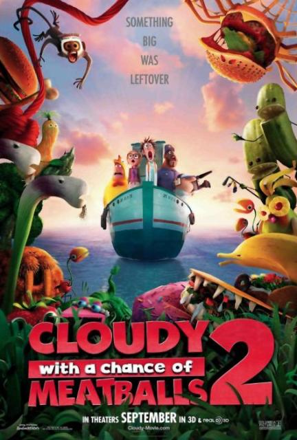 «Облачно, возможны осадки: месть ГМО 3D» (Cloudy 2: Revenge of the Leftovers): первый дублированный трейлер